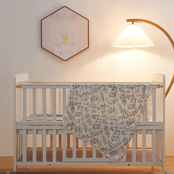 Viviland Jersey Swaddle Blanket, Ultra Soft Stretchy Receiving Blanket, Newborn Swaddle Wrap for Boys & Girls, 40 x 30 inches, 2 Pcs