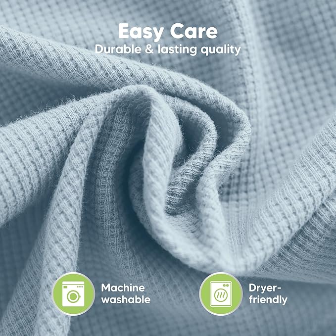 3-Pack Organic Swaddles for Newborns, Baby Sleep Sacks 0-3 Months - Baby Swaddle Wrap, Newborn Wearable Blanket, Infant Sleep Sack for Girls, Boys, Soft & Snug, Large Hook & Loop Closure (Glacier)