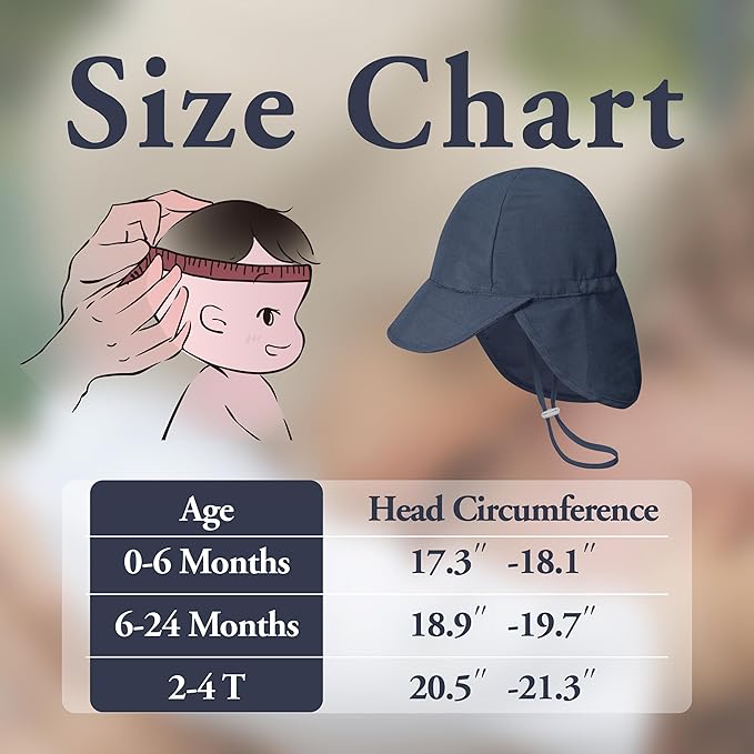 2 Pack Baby Sun Hats UPF 50+ Toddler Beach Hat for Girls Boys 0-4 Years