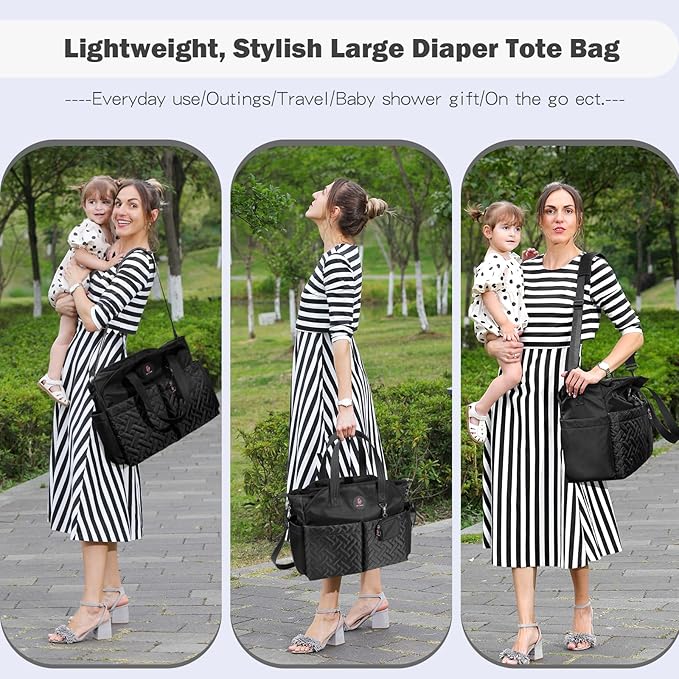 Diaper Bag Tote: Large Tote Baby Bag Boy Diaper Bag Stylish Girl Diaper Bag,Shoulder Mommy Bag