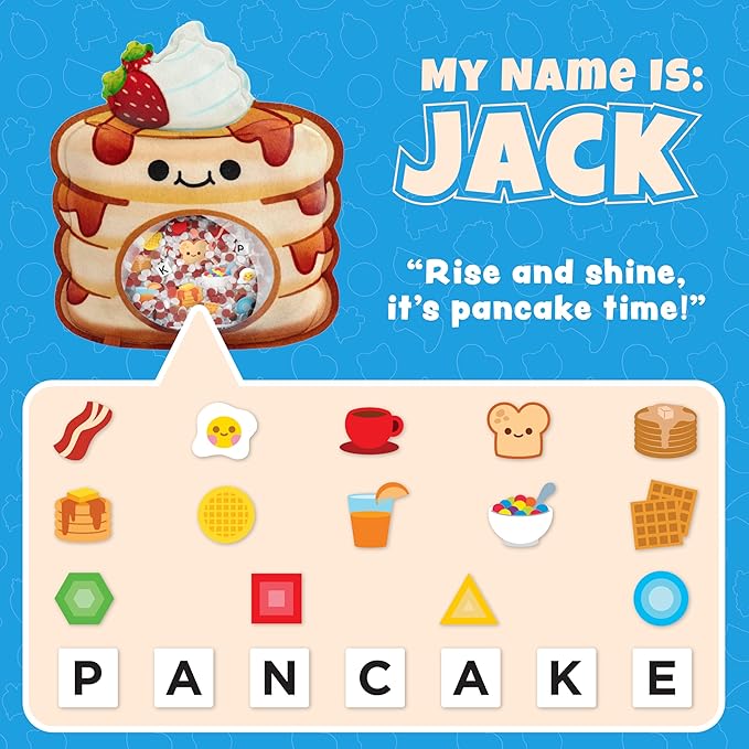 BIZYBOO - The Original Seek & Find Plush - Hidden Object Search Problem Solving Educational Matching Game for Kids 2 and Up - 2 Pack (Jack & Spacey)