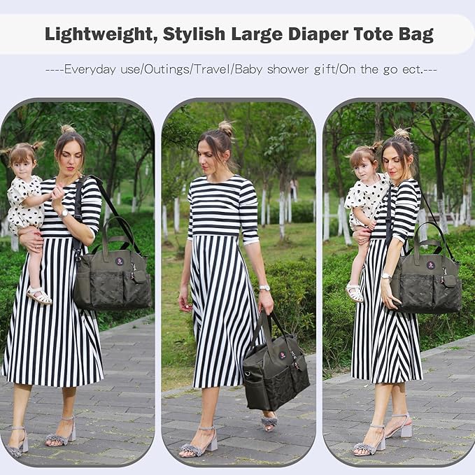 Diaper Bag Tote: Large Tote Baby Bag Boy Diaper Bag Stylish Girl Diaper Bag,Shoulder Mommy Bag