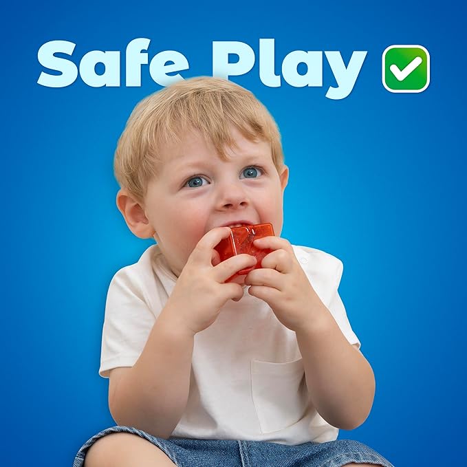 Geomag Magicube 9pcs Magnetic Blocks - Magnetic Building Blocks for Toddlers 1-3, Montessori Toys for 1+ Year Old, Autism Sensory Product, Magnets for Kids