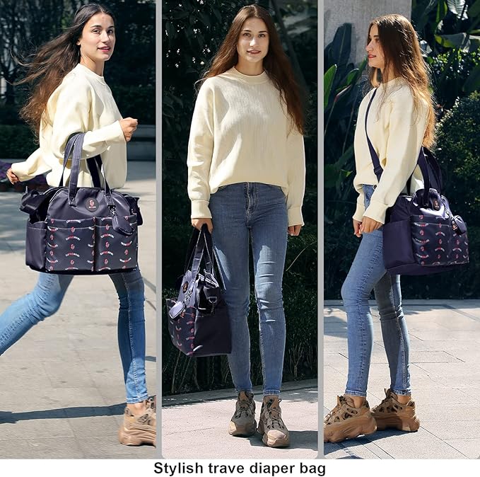 Diaper Bag Tote: Large Tote Baby Bag Boy Diaper Bag Stylish Girl Diaper Bag,Shoulder Mommy Bag