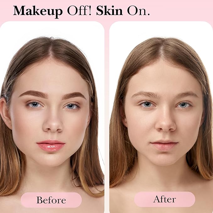 Mivida Hypoallergenic Makeup Remover Wipes | Daily Cleansing Facial Towelettes with Vitamin E For Sensitive Skin | 50 Count Fragrance-Free, Alcohol-Free Face Wipes