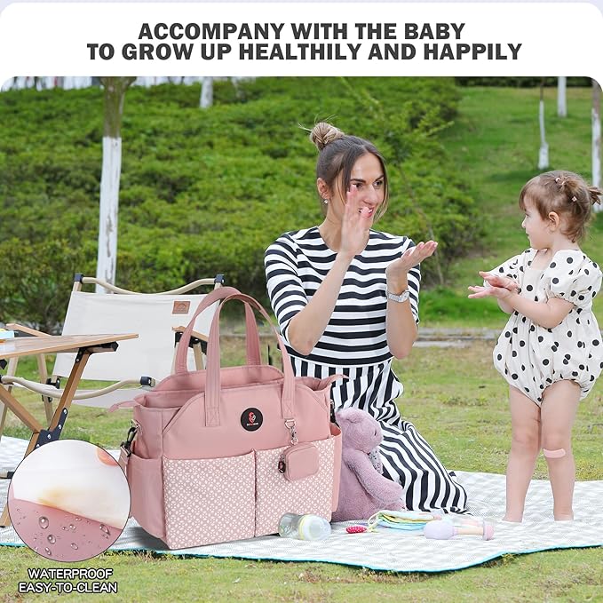 Diaper Bag Tote: Large Tote Baby Bag Boy Diaper Bag Stylish Girl Diaper Bag,Shoulder Mommy Bag