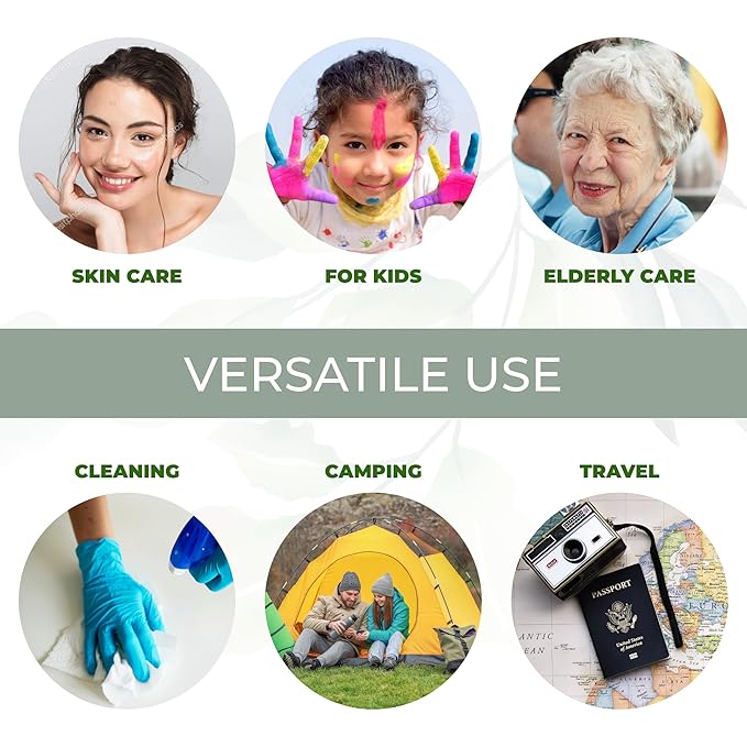 Clean Towels for Face XL, Disposable Ultrasoft Clean Skin Towels for All Skin Types, Makeup Remover & Facial Cleansing Wipes, Gentle On Skin, 50Ct