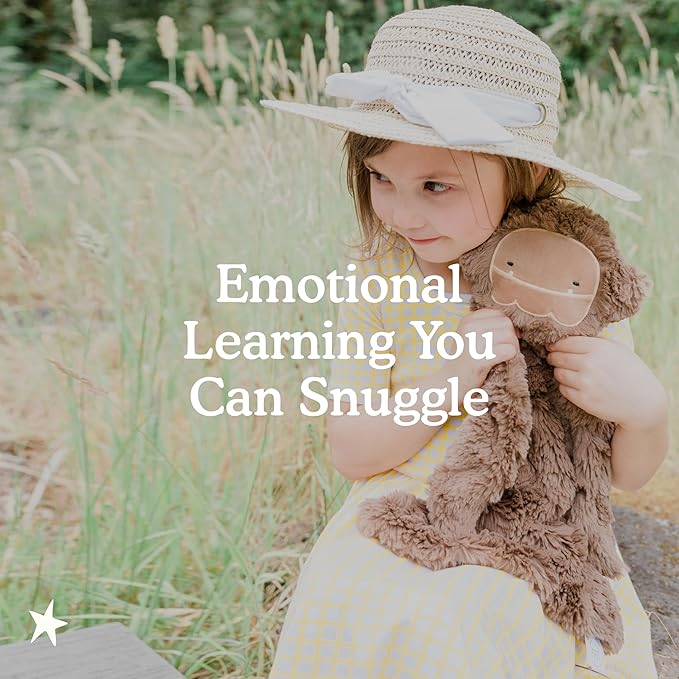 Slumberkins Bigfoot Snuggler & 2 Board Books Complete Set Bundle | Soft Plush Toy for Ages 0+ | Enhances Self-Esteem & Positive Relationships (Bigfoot Snuggler Plush + 2 Board Books)