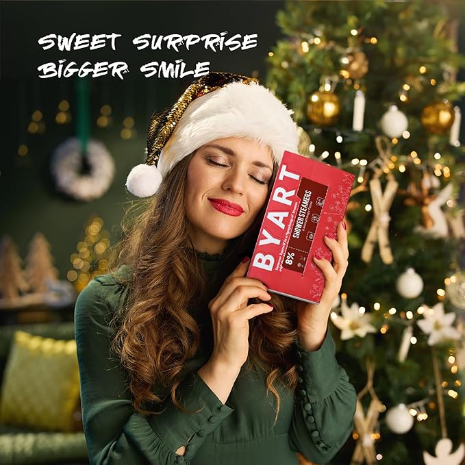 Shower Steamers Aromatherapy, 8% Natural Essential Oils, Women/Men Spa Steamer, Lingering Intense Aroma, Soothing Stress Relief, Body&Soul Relaxing Bath Bombs, Stocking Stuffer for Friend/Family