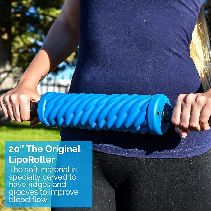 Post Liposuction Massager – Lymphatic Drainage Massager for Post Lipo Surgery – Quality EVA Material - Ridges and Grooves for Post-Op Recovery, Ideal Liposuction Recovery Supplies