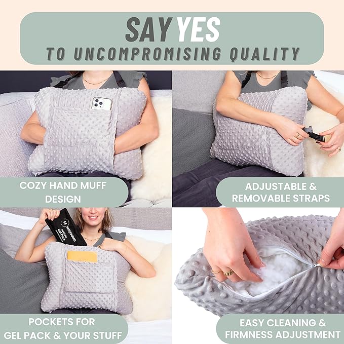 MOYOAMA Hysterectomy Pillow Post Surgery for Hysterectomy Recovery Must Haves- Surgery Pillow for Abdomen, Abdominal and C Section Recovery Supplies, Tummy Tuck and Abdominal Surgery Gifts