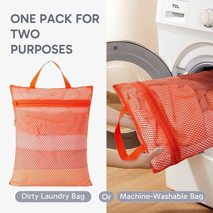 ALL INCLUDED 10 Set Durable Packing Cubes for Suitcases,OlarHike Essentials for Travel,UPGRADED Anti-Tear Stitching, NEW Improved Luggage Packing Organizers for Travel Accessories (Sunset Orange)