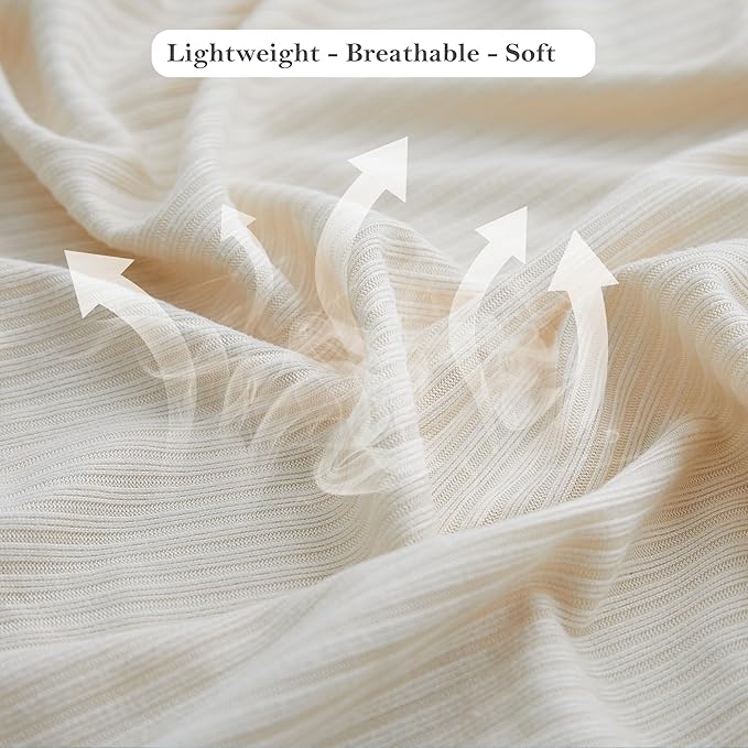 Viviland Jersey Swaddle Blanket, Ultra Soft Stretchy Receiving Blanket for Newborn, Baby Swaddle Wrap for Boys & Girls, 2 Packs,40 x 30 in, Grey & Pink