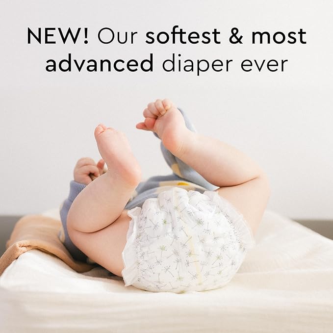 LILLYDOO Baby Diapers - Size 5 (24-35 lbs), Half-Monthly Supply (66 Count), Leak Protection, Skin-Friendly, Ultrasoft, Perfume- & Chlorine-Free, Hypoallergenic, Dermatologist Tested, Oeko-TEX®