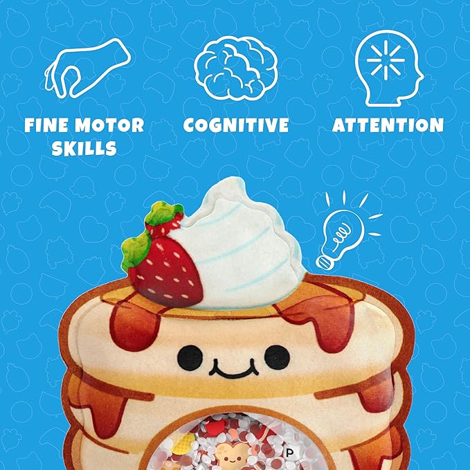 BIZYBOO - The Original Seek & Find Plush - Hidden Object Search Problem Solving Educational Matching Game for Kids 2 and Up - 2 Pack (Jack & Spacey)