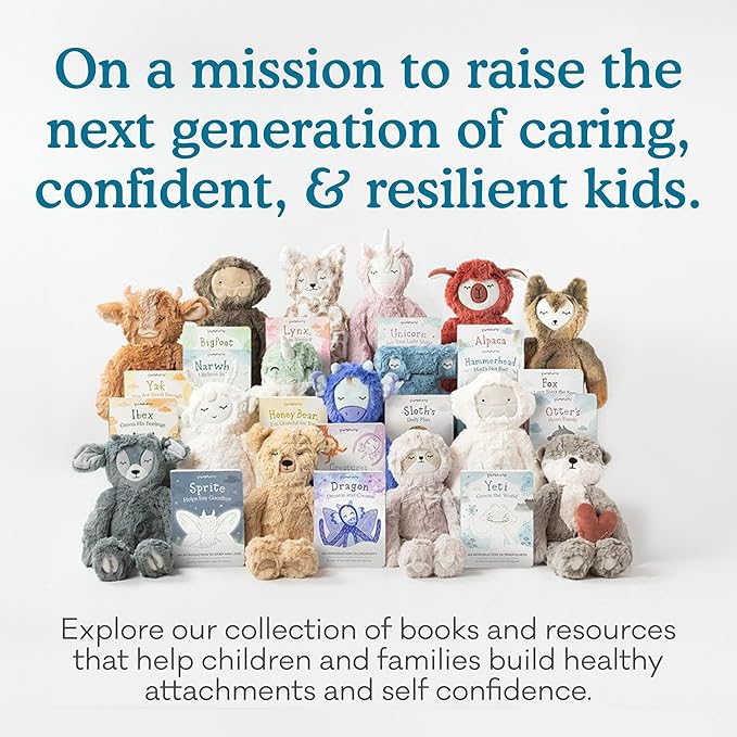 Slumberkins 14" Hammerhead Kin & 2 Board Books Complete Set Bundle | Promotes Conflict Resolution, Social Skills & Responsibility | Social Emotional Development (Hammerhead Kin Plush + 2 Board Books)