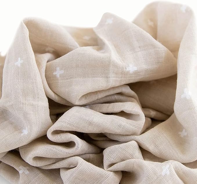 Little Unicorn Premium Muslin Swaddle Blanket 3 Pack | for swaddling, Play, Nursing & More | Giftable Set of 3 (Llama Llama)