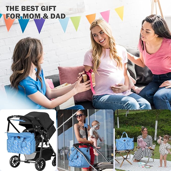 Diaper Bag Tote: Large Tote Baby Bag Boy Diaper Bag Stylish Girl Diaper Bag,Shoulder Mommy Bag