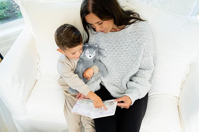 Slumberkins 14" Ibex Kin & 2 Board Books Complete Set Bundle | Promotes Emotional Courage, Resilience & Empathy | Social Emotional Tools for Ages 0+ (Ibex Kin Plush + 2 Board Books)