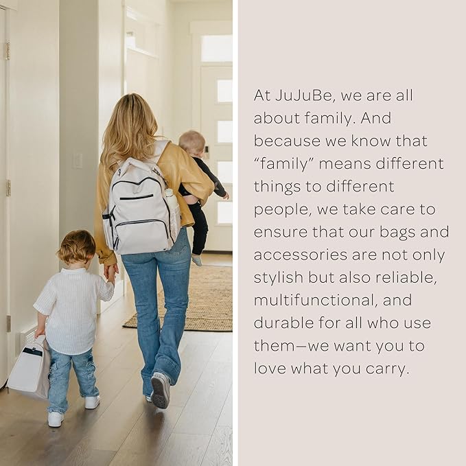 JuJuBe x Witney Carson - New 3-Piece Pouch Set, Diaper Bag Organizing Pouches, Convertible to Small Purse with Crossbody Strap, Perfect for Travel, Zipper Cosmetic Pouch, Cloud, Mother's Day Gift