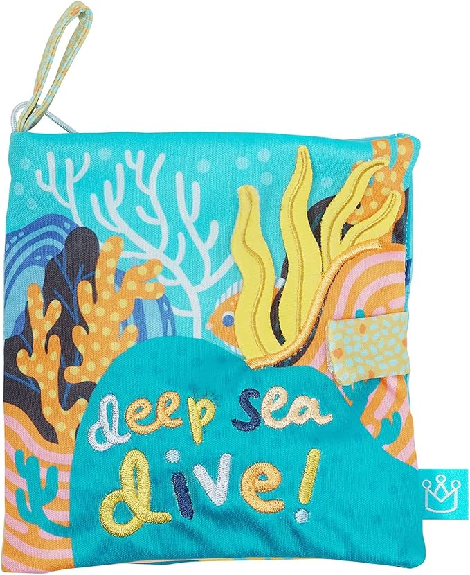 Manhattan Toy Deep Sea Dive Machine Washable Bath Time Activity Book for Infants and Toddlers