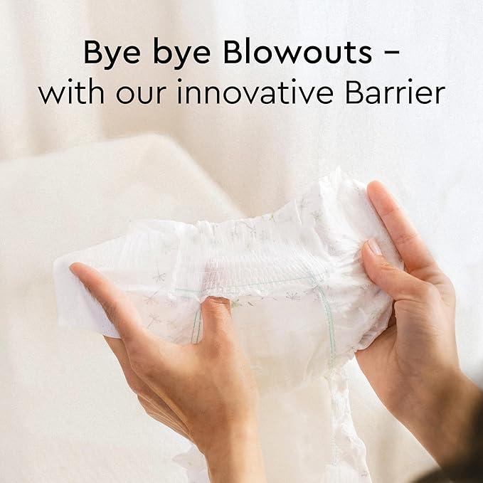 LILLYDOO Baby Diapers - Size 6 (29+ lbs), Half-Monthly Supply (57 Count), Leak Protection, Skin-Friendly, Ultrasoft, Perfume- & Chlorine-Free, Hypoallergenic, Dermatologist Tested, Oeko-TEX®