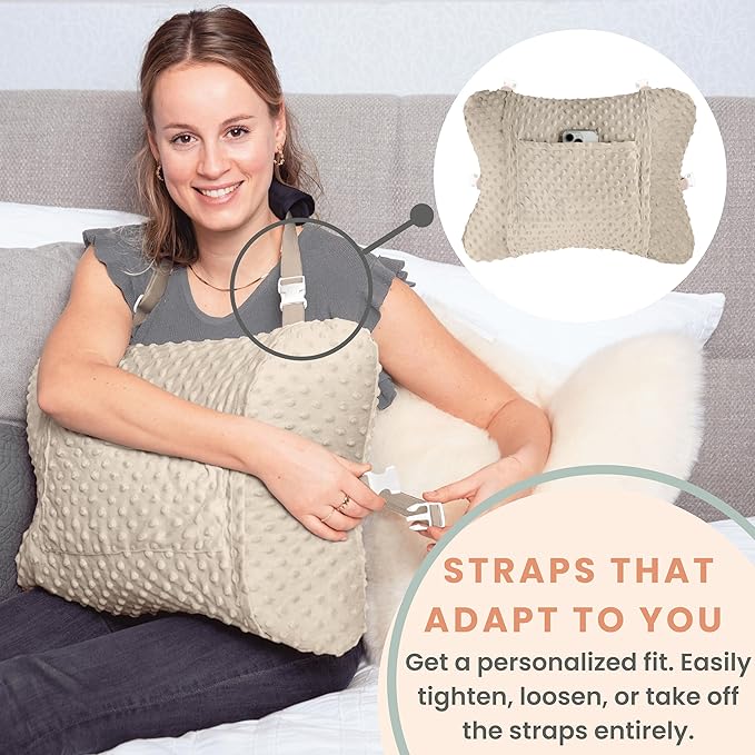 MOYOAMA Hysterectomy Pillow Post Surgery for Hysterectomy Recovery Must Haves- Surgery Pillow for Abdomen, Abdominal and C Section Recovery Supplies, Tummy Tuck and Abdominal Surgery Gifts