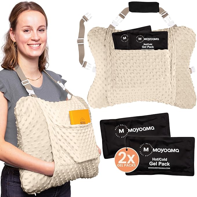 MOYOAMA Hysterectomy Pillow Post Surgery for Hysterectomy Recovery Must Haves- Surgery Pillow for Abdomen, Abdominal and C Section Recovery Supplies, Tummy Tuck and Abdominal Surgery Gifts