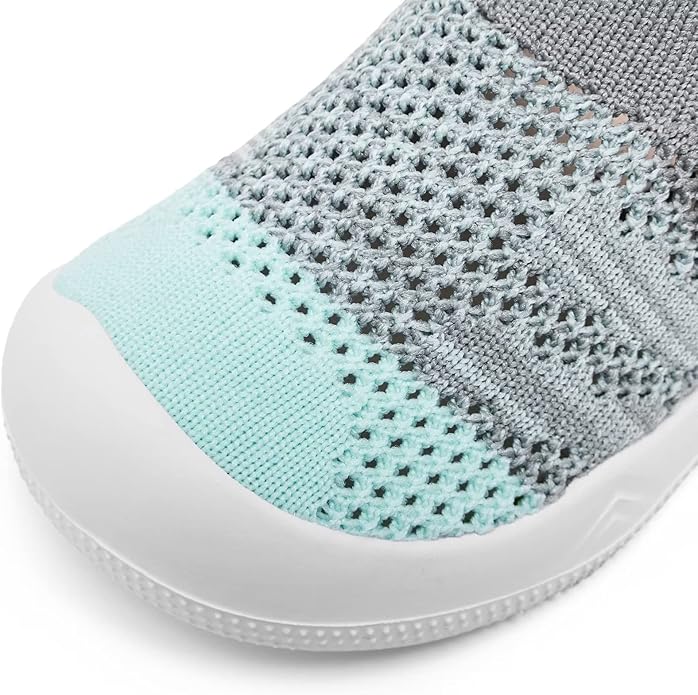 Eashi Baby Boy Girl Non-Skid Indoor Infant Walking Shoes Breathable Warm Elastic Sock Shoes with Memory Sole Protect Toes Outdoor Sneakers