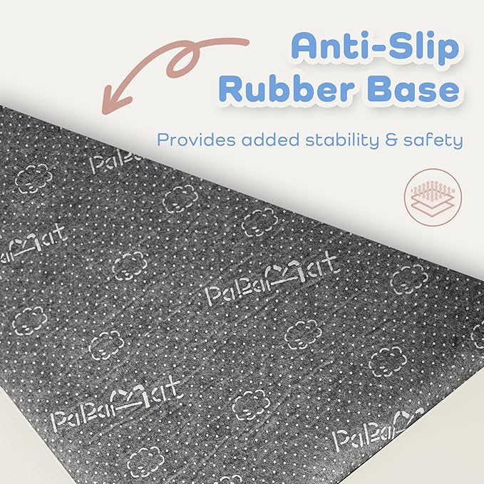 1.3" Thick Educational Baby Floor Play Mat 59x79, Basic Padded Memory Foam Kids Mat, Non-Slip Plush Playmat for Nursery Playroom Classroom (ABC Animal)