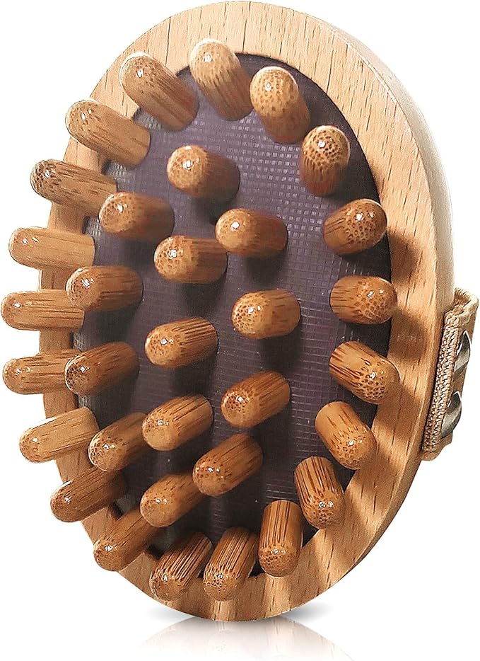 Meridian Pressure Brush, Wood Therapy Massage Tools, Wood Therapy Massage Tools for Belly Fat, Meridian Trigger Point Massager Wooden Massage Brush for Body Shaping, Muscle Pain Relief (1PCS)