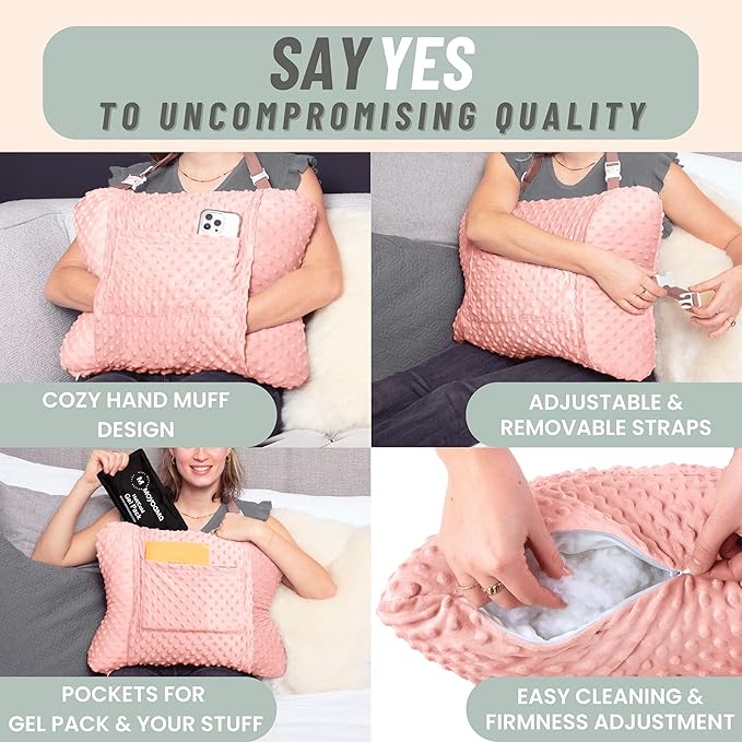 MOYOAMA Hysterectomy Pillow Post Surgery for Hysterectomy Recovery Must Haves- Surgery Pillow for Abdomen, Abdominal and C Section Recovery Supplies, Tummy Tuck and Abdominal Surgery Gifts