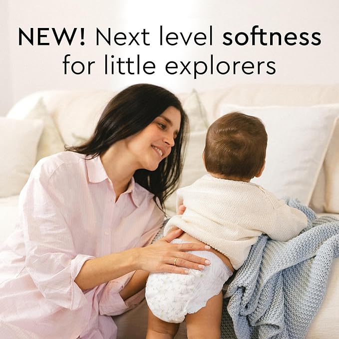 Diaper Pants Toddlers - Size 6 (29+ lbs), Half-Monthly Supply (114 Count), Skin-Friendly, Ultrasoft, Chlorine-Free, Snug Fit & Absorbent Pull On Diapers