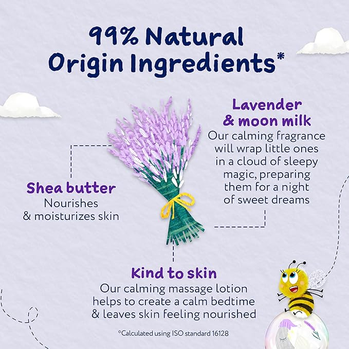 Childs Farm SlumberTime Calming Massage Lotion, Lavender & Moon Milk 150ml US