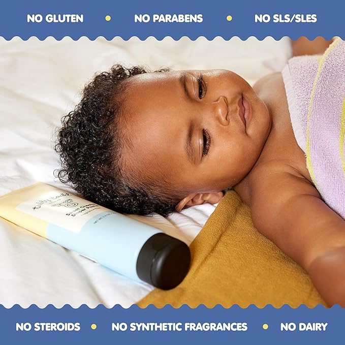 TUBBY TODD Sweet Cheeks Diaper Paste - Diaper Rash Cream with 14% Zinc Oxide - Hypoallergenic - For Soothing and Protecting Sensitive Skin - 2 Pack, 4oz & 7.9oz