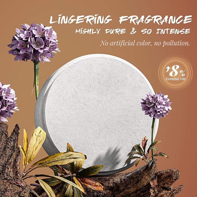 Shower Steamers Aromatherapy, 8% Natural Essential Oils, Women/Men Spa Steamer, Lingering Intense Aroma, Soothing Stress Relief, Body&Soul Relaxing Bath Bombs, Stocking Stuffer for Friend/Family