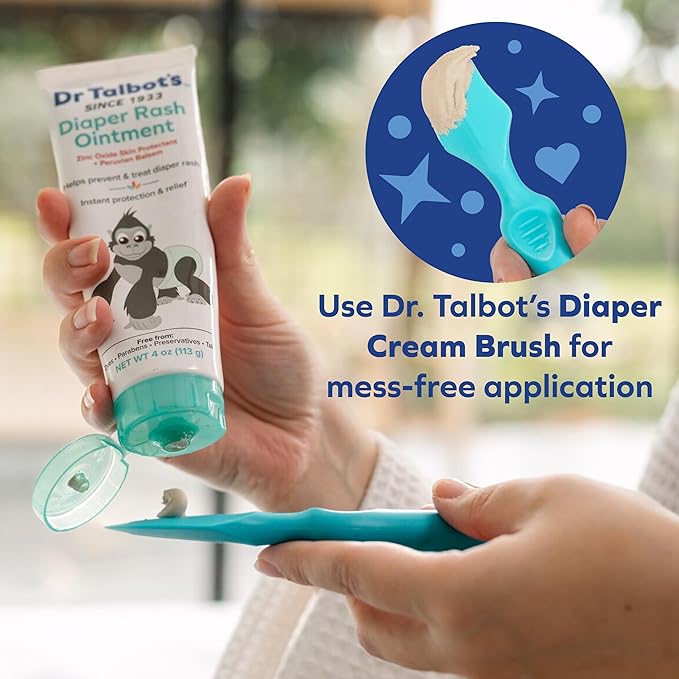 Dr. Talbot's Baby Diaper Rash Ointment - 16 oz - Zinc Oxide Skin Protectant with Peruvian Balsam - Treats and Prevents Rash