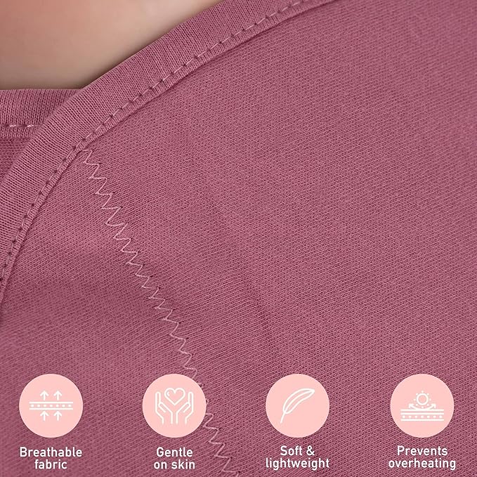 GLLQUEN BABY Girl Swaddles 0-3 Months - 3 Pack Baby Swaddles Sack for Newborn, Infant Sleep Sack, Easy Swaddling Wrap, Soft Color Gradient, Nursery Swaddle Blankets Essentials