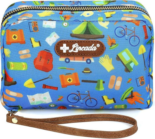 Portable Travel First Aid Kit for Kids and Adults, 143 Pieces All-Purpose Emergency First Aid Kit for Home, Car, Diaper Bag, Survival, Camping, Hiking, and More