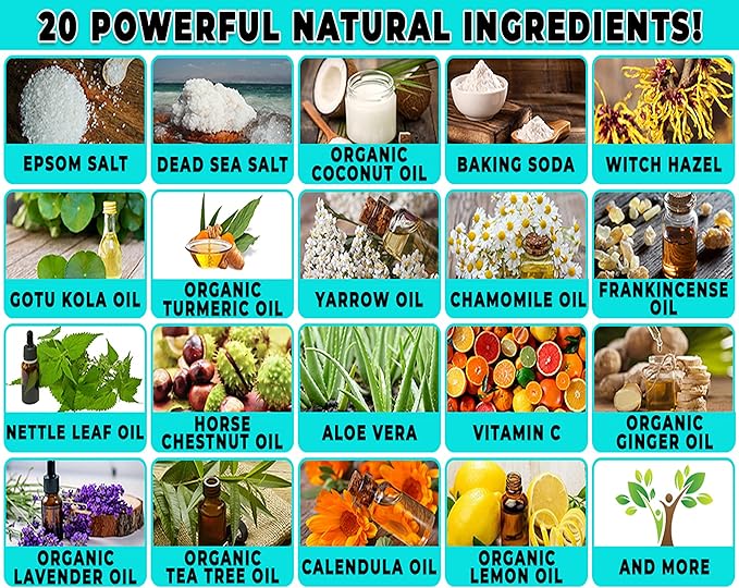 Sitz Bath for Hemorrhoids Soothing 20-in-1 Salts Mix + E Oils, 15 Soaks Concentrate for Toilet Seat Basin – Comfort Relief, Made in USA with Premium Natural Ingredients Including Aloe & Epsom Salts