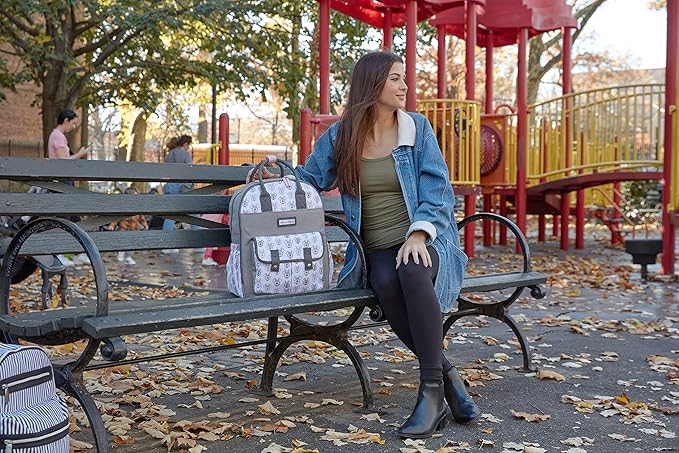 Disney Baby Diaper Bag, Minnie Mouse Double Handle, Backpack