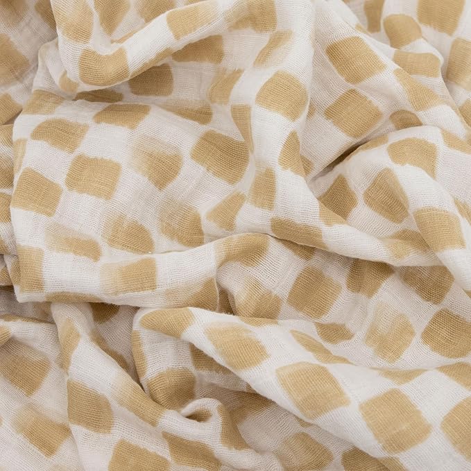 Little Unicorn Premium Cotton Swaddle Baby Blanket | Breathable Fabric | for swaddling, Play, Nursing & More (Adobe Checker)