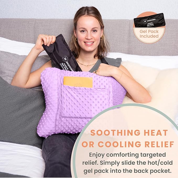 MOYOAMA Hysterectomy Pillow Post Surgery for Hysterectomy Recovery Must Haves- Surgery Pillow for Abdomen, Abdominal and C Section Recovery Supplies, Tummy Tuck and Abdominal Surgery Gifts