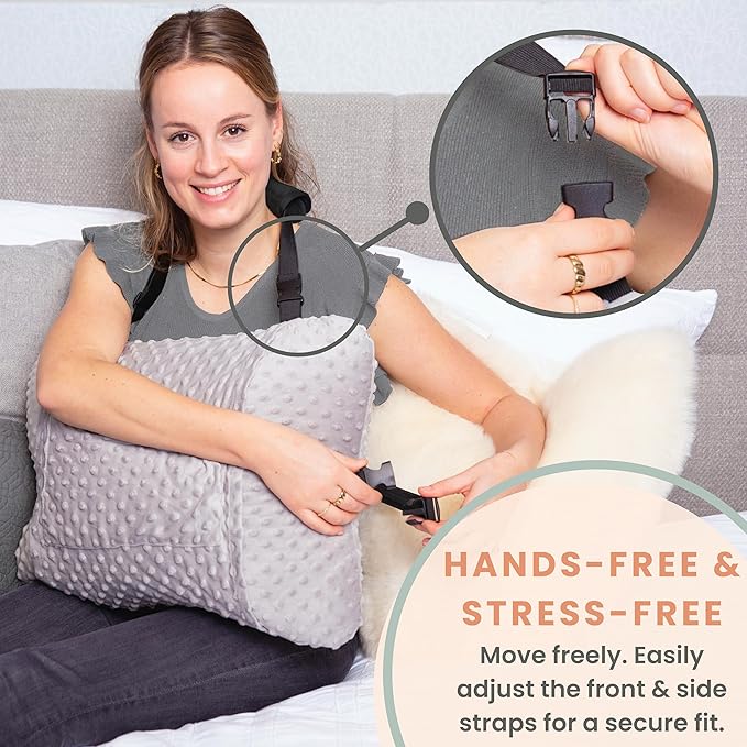 MOYOAMA Hysterectomy Pillow Post Surgery for Hysterectomy Recovery Must Haves- Surgery Pillow for Abdomen, Abdominal and C Section Recovery Supplies, Tummy Tuck and Abdominal Surgery Gifts