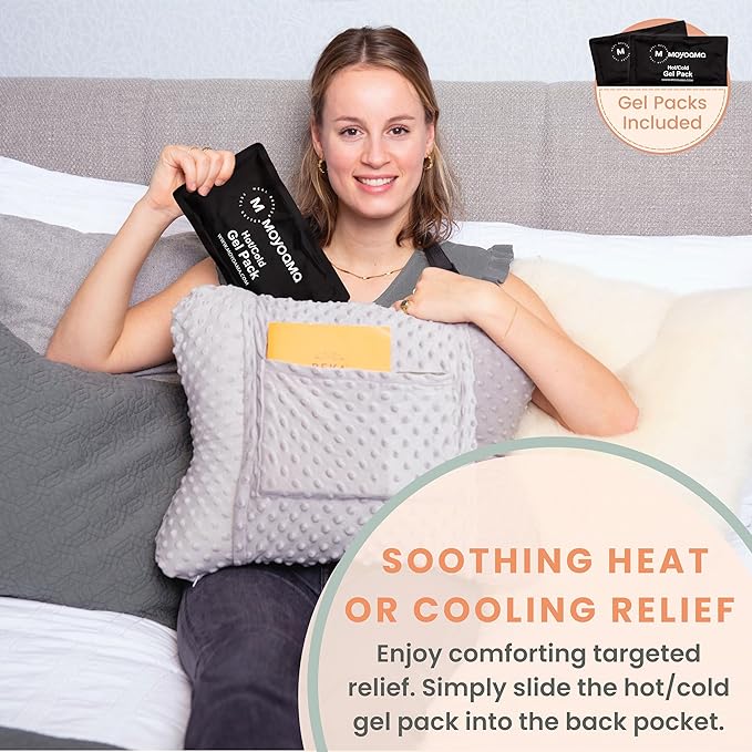 MOYOAMA Hysterectomy Pillow Post Surgery for Hysterectomy Recovery Must Haves- Surgery Pillow for Abdomen, Abdominal and C Section Recovery Supplies, Tummy Tuck and Abdominal Surgery Gifts