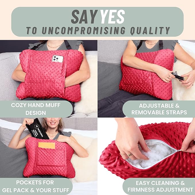 MOYOAMA Hysterectomy Pillow Post Surgery for Hysterectomy Recovery Must Haves- Surgery Pillow for Abdomen, Abdominal and C Section Recovery Supplies, Tummy Tuck and Abdominal Surgery Gifts