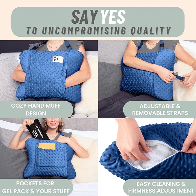 MOYOAMA Hysterectomy Pillow Post Surgery for Hysterectomy Recovery Must Haves- Surgery Pillow for Abdomen, Abdominal and C Section Recovery Supplies, Tummy Tuck and Abdominal Surgery Gifts